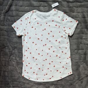 Strawberry 100% Cotton Everywhere Tshirt Size Small Tall, New